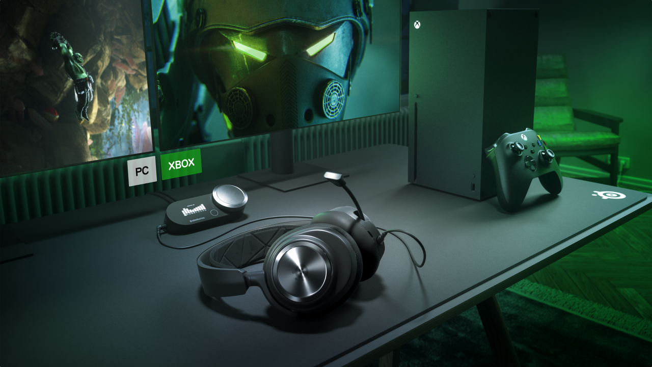אוזניות גיימינג SteelSeries Arctis Nova Pro 7.1 לקונסולת Xbox - צבע שחור שנתיים אחריות ע"י היבואן הרשמי