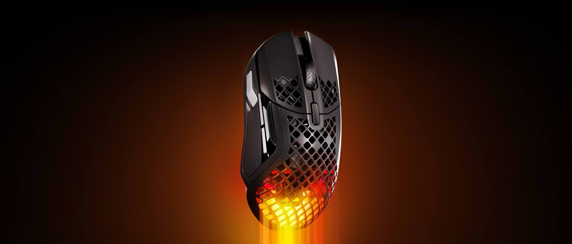 עכבר גיימינג אלחוטי SteelSeries Aerox 5 Wireless - צבע שחור שנתיים אחריות ע"י היבואן הרשמי