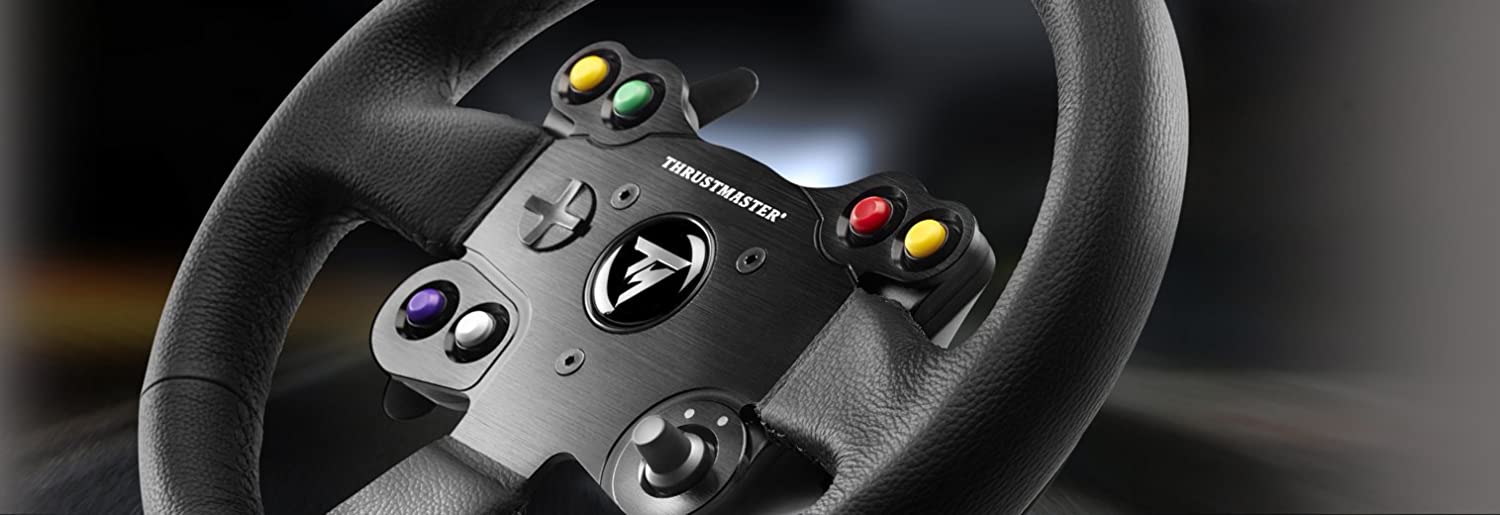 הגה מירוצים Thrustmaster TM Leather 29 GT Wheel Add On - צבע שחור שנה אחריות ע"י היבואן הרשמי