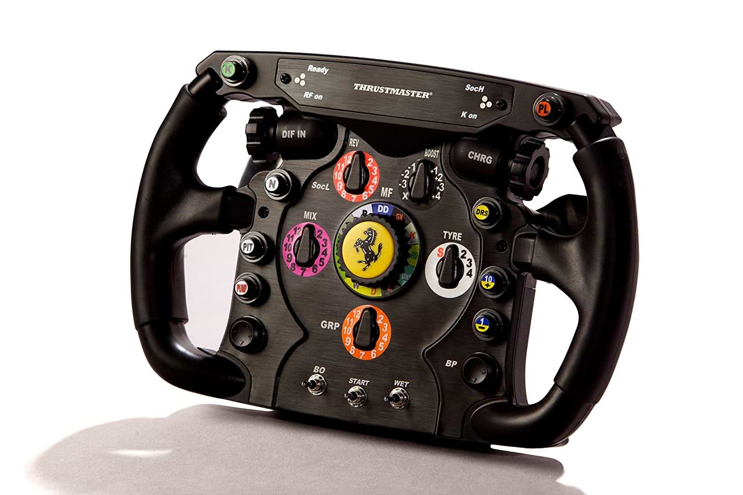 הגה מירוצים Thrustmaster Ferrari F1 Wheel Add-On - צבע שחור שנה אחריות ע"י היבואן הרשמי