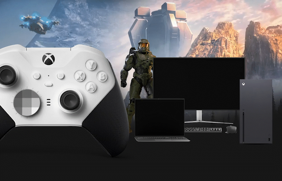 בקר אלחוטי Xbox Elite Series 2 - צבע כחול שנה אחריות ע"י היבואן הרשמי