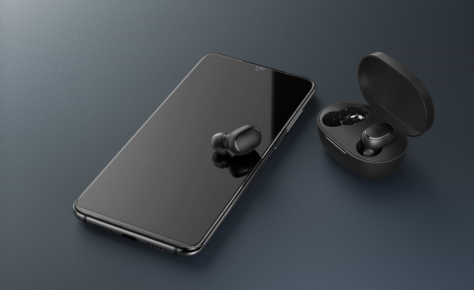 אוזניות אלחוטיות Xiaomi Mi True Wireless Earbus Basic 2 - צבע שחור שנה אחריות