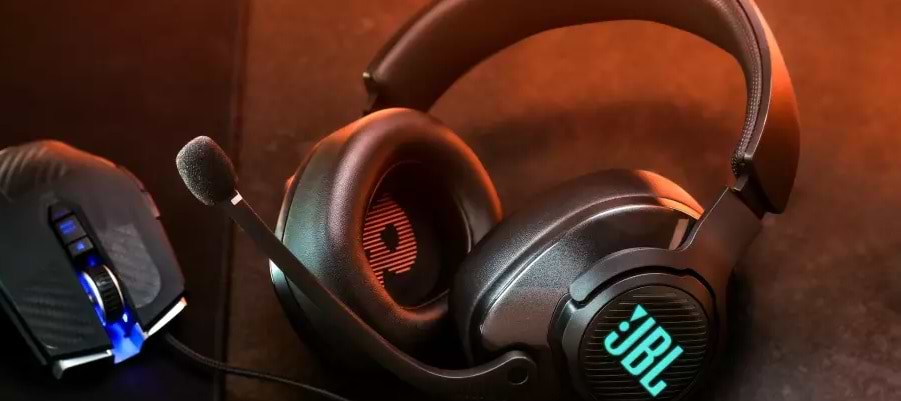 אוזניות גיימינג JBL Quantum 400 - צבע שחור שנה אחריות ע"י היבואן הרשמי
