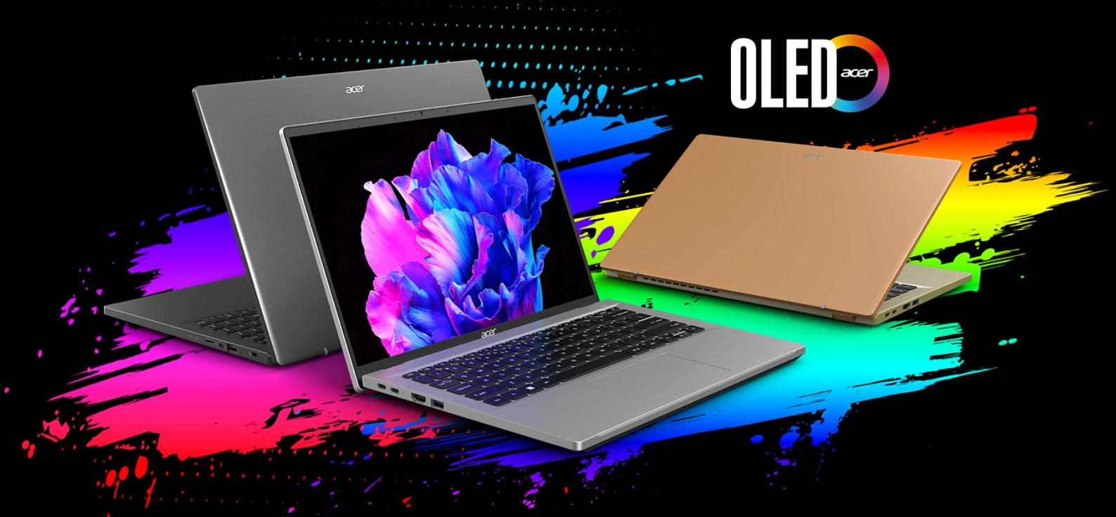 מחשב נייד Acer Swift Go OLED SFG14-71 NX.KF1EC.006 - Core i5-13500H 1TB SSD 16GB RAM Windows 11 - צבע כסוף שלוש שנות אחריות ע"י היבואן הרשמי