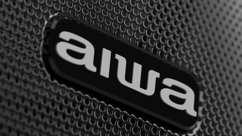 רמקול בידורית אלחוטית Aiwa VA-X80V 50W כוללת מיקרופון אלחוטי - צבע שחור שנה אחריות ע"י היבואן הרשמי