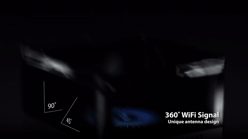 ראוטר אלחוטי Asus ZenWiFi Pro XT12 AX11000 WiFi 6 שתי יחידות - צבע שחור שלוש שנות אחריות ע"י היבואן הרשמי