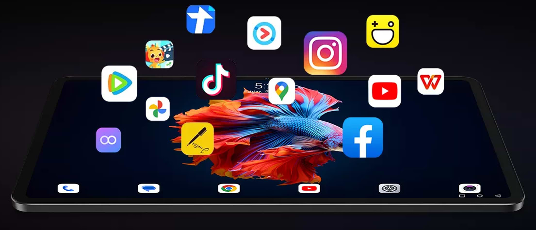 טאבלט Blackview Tab 18 256GB 12GB RAM 4G LTE + WiFi - צבע אפור חלל שנתיים אחריות ע"י היבואן הרשמי
