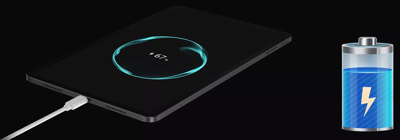טאבלט Blackview Tab 18 256GB 12GB RAM 4G LTE + WiFi - צבע אפור חלל שנתיים אחריות ע"י היבואן הרשמי