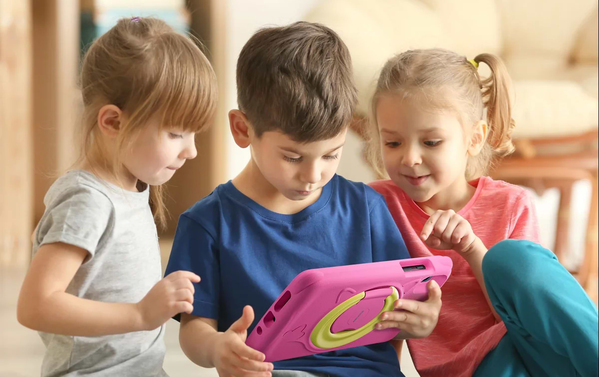 טאבלט קשיח לילדים Blackview Tab 60 Kids 128GB 4GB RAM 4G LTE + WiFi - צבע כחול שנתיים אחריות ע