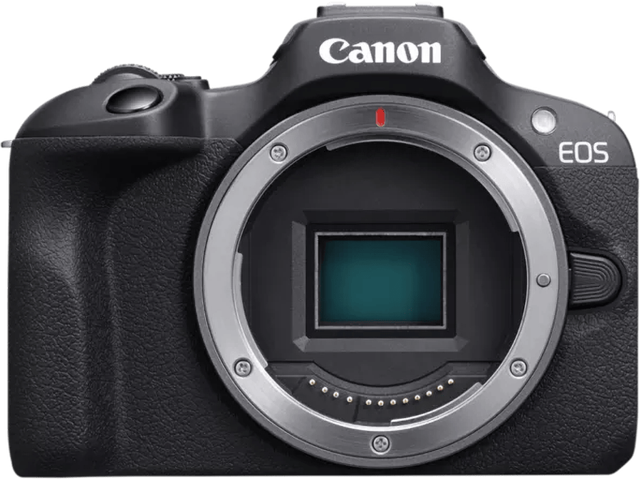מצלמה דיגיטלית ללא מראה כולל עדשה Canon EOS R100 RF-S 18-45mm f/4.5-6.3 IS STM - צבע שחור שלוש שנות אחריות ע"י היבואן הרשמי
