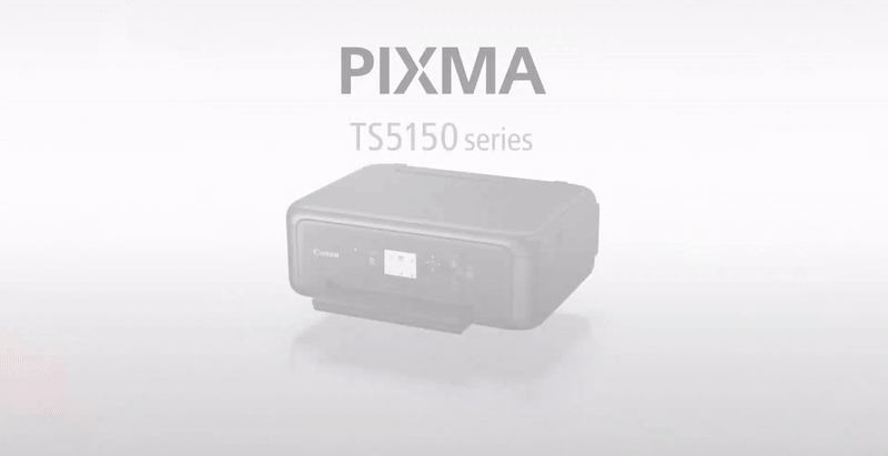 מדפסת אלחוטית 3 ב-1 Canon Pixma TS5150 - צבע שחור שנתיים אחריות ע"י היבואן הרשמי