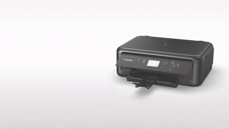 מדפסת אלחוטית 3 ב-1 Canon Pixma TS5150 - צבע שחור שנתיים אחריות ע"י היבואן הרשמי