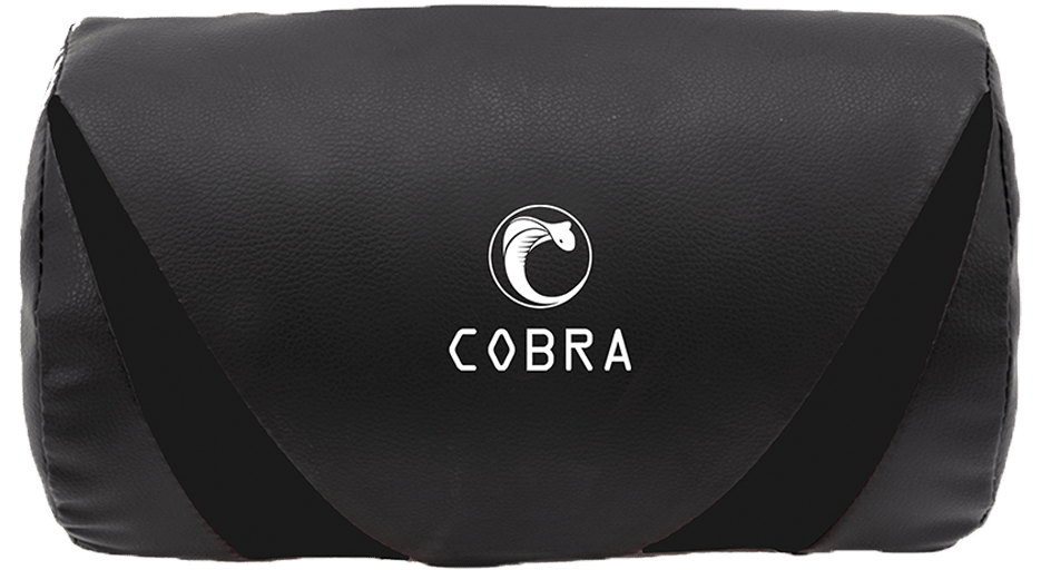 כרית עיסוי מקצועית לכסאות גיימינג מבית Cobra - צבע שחור שנה אחריות ע"י היבואן הרשמי