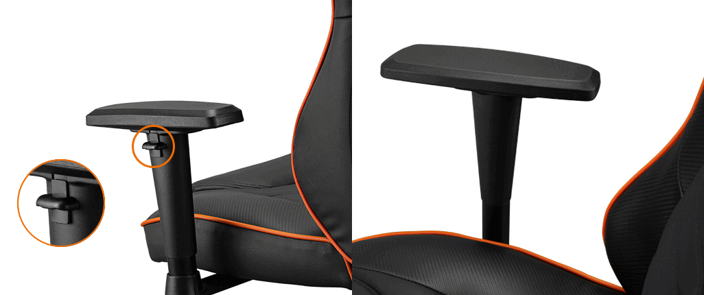 כיסא גיימינג ארגונומי Cougar Fusion S - צבע שחור שנה אחריות ע"י היבואן הרשמי