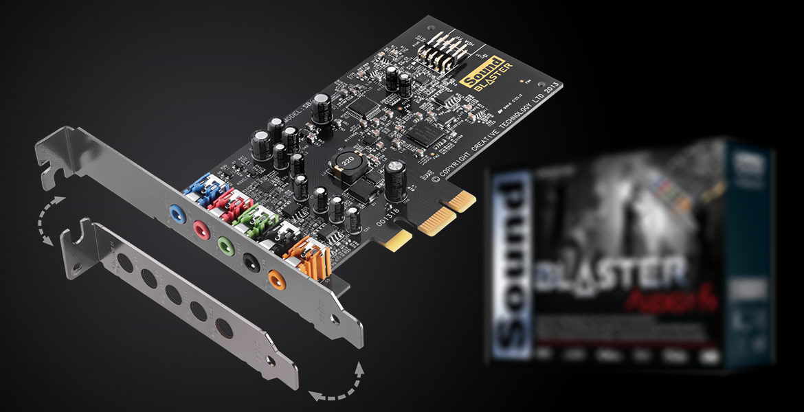 כרטיס קול פנימי Creative Sound Blaster Audigy Fx 5.1 PCLE - צבע שחור שנה אחריות ע"י היבואן הרשמי