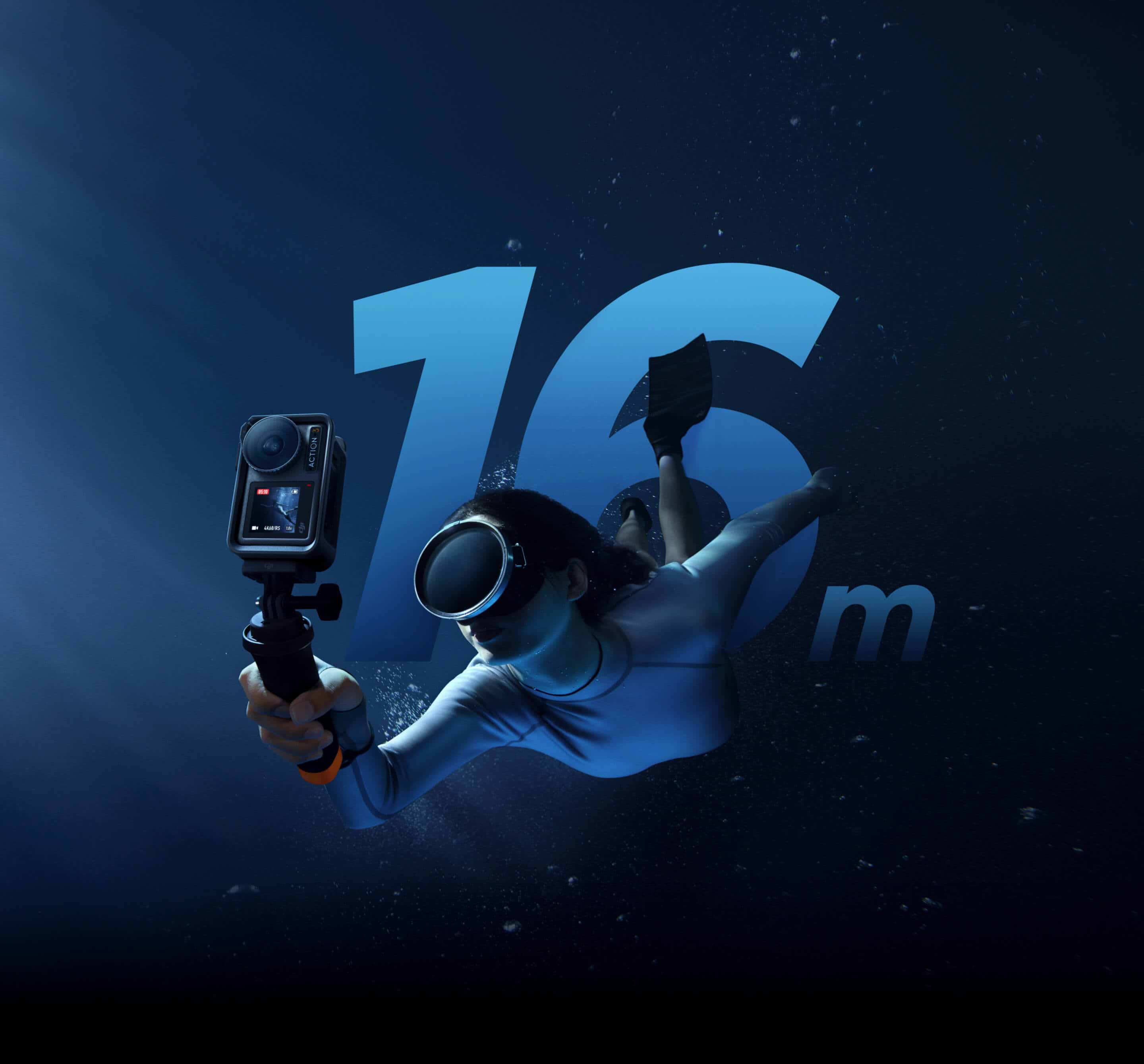 מצלמת אקסטרים DJI Osmo Action 3 Adventure Combo 4K - שנה אחריות ע"י היבואן הרשמי
