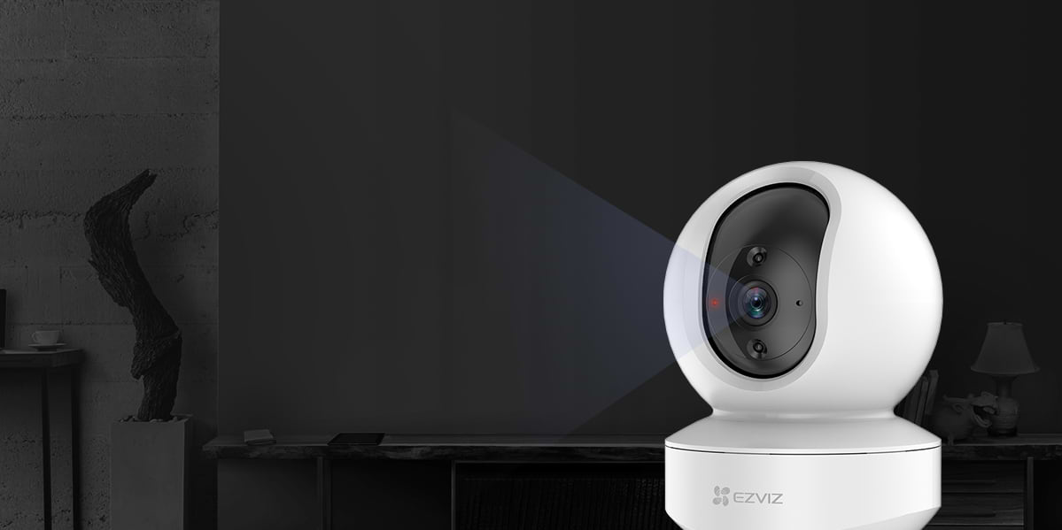 מצלמת אבטחה אלחוטית עם ראיית לילה Ezviz TY1 4MP - צבע לבן שנה אחריות ע"י היבואן הרשמי