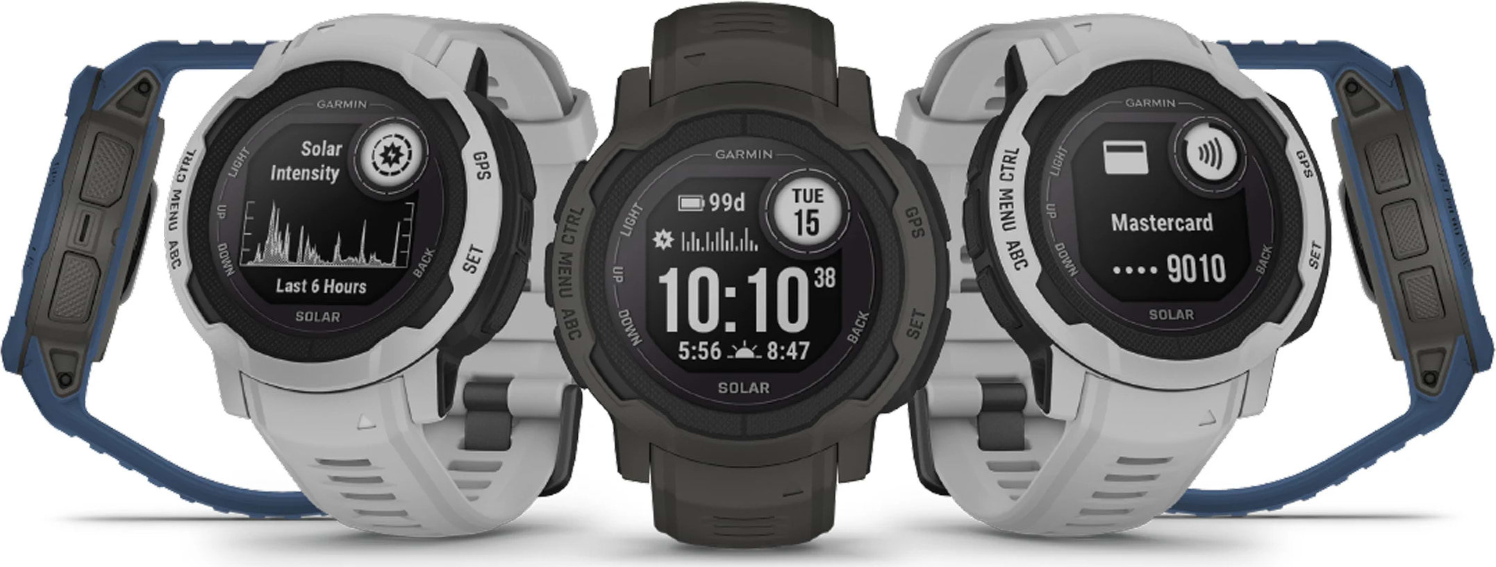 שעון ספורט חכם Garmin Instinct 2 Solar 45mm - צבע שחור גרפיט שנתיים אחריות ע"י היבואן הרשמי