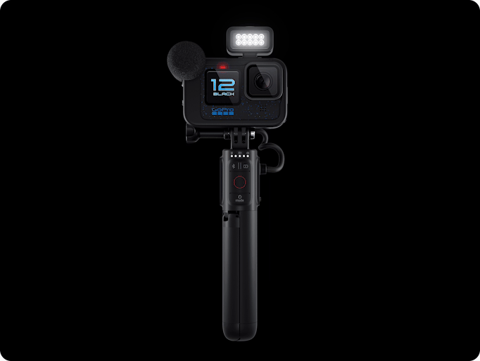 מצלמת אקסטרים GoPro Hero 12 Black Creator Edition - צבע שחור שנתיים אחריות ע"י היבואן הרשמי