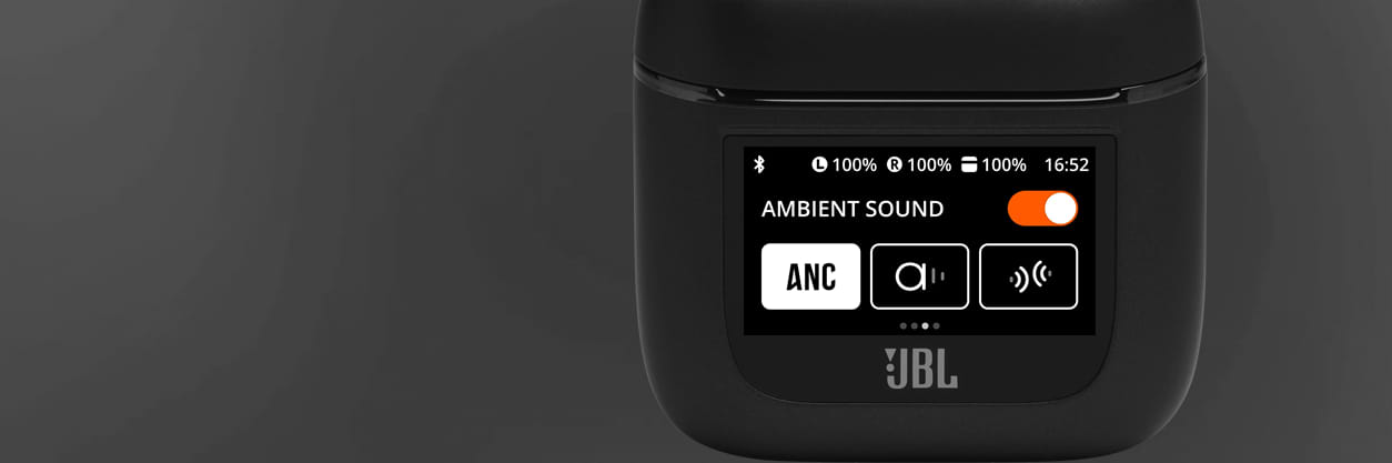 אוזניות אלחוטיות JBL Tour Pro 2 TWS ANC IPX5 - צבע שחור שנה אחריות ע"י היבואן הרשמי