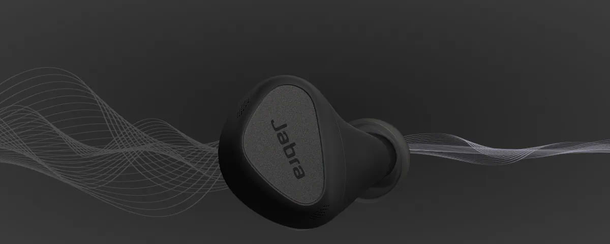 אוזניות אלחוטיות עם משטח טעינה אלחוטי Jabra Connect 5t TWS ANC - צבע שחור טיטניום שנתיים אחריות ע"י היבואן הרשמי