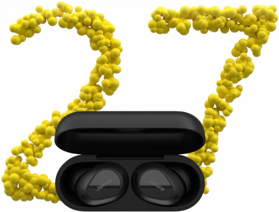 אוזניות אלחוטיות Jabra Elite 10 TWS ANC - צבע שחור מבריק שנתיים אחריות ע"י היבואן הרשמי