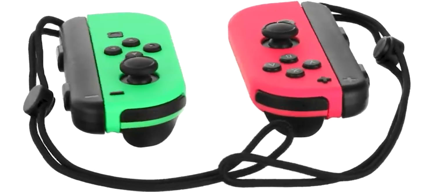 זוג בקרי שליטה Nintendo Switch Joy-Con Pair Neon Green/Pink - צבע ירוק/ורוד שנה אחריות ע"י היבואן הרשמי