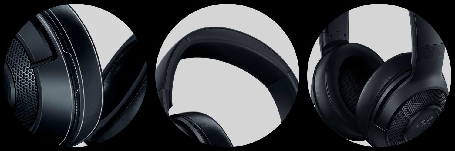 אוזניות גיימינג חוטיות Razer Kraken X Lite - צבע שחור שנתיים אחריות ע"י היבואן הרשמי