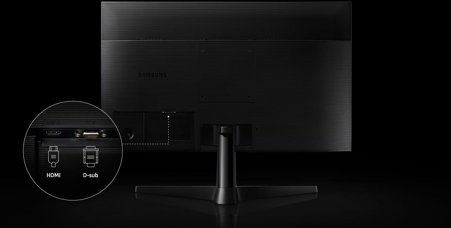 מסך מחשב 23.8'' Samsung Essential S3 S31C S24C310EAM IPS FHD FreeSync 75Hz - צבע שחור שלוש שנות אחריות ע"י היבואן הרשמי