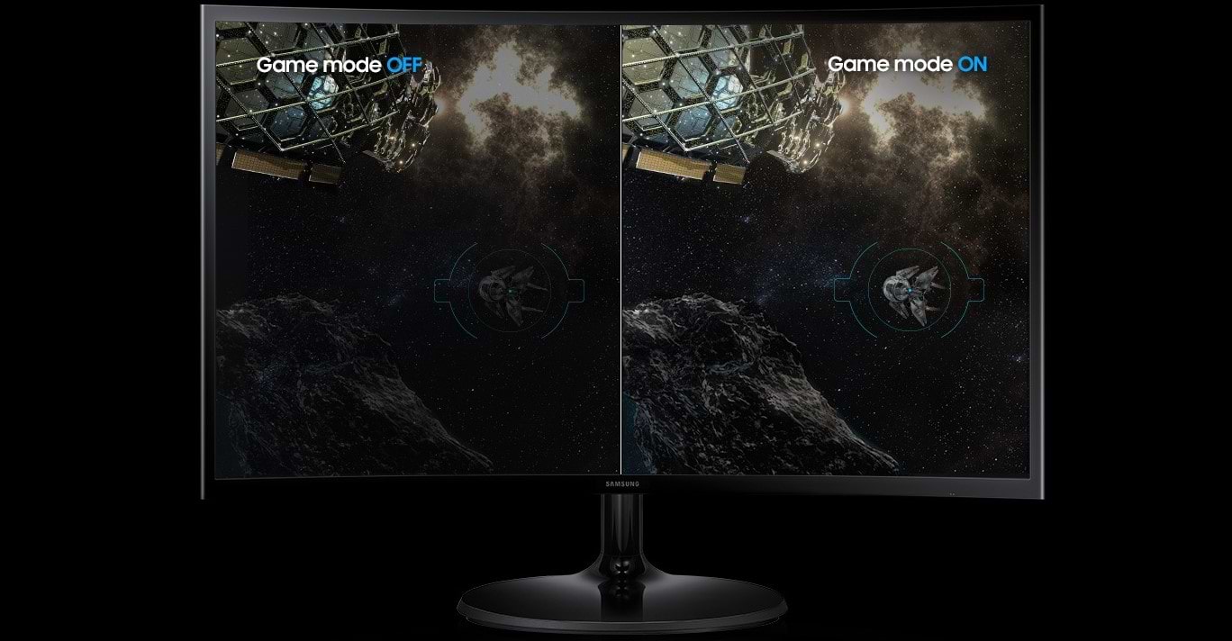 מסך מחשב קעור 27'' Samsung S27C360EAM VA FHD FreeSync 75Hz 4ms - צבע שחור שלוש שנות אחריות ע"י היבואן הרשמי