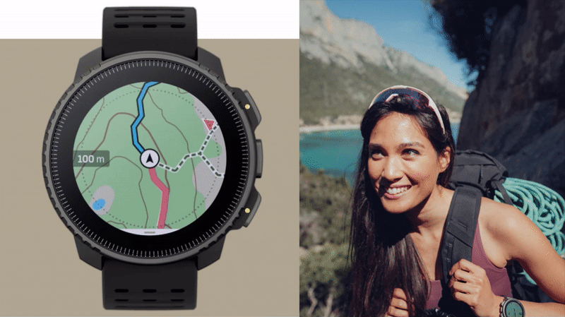 שעון ספורט חכם Suunto Vertical GPS 49mm - צבע שחור שנתיים אחריות ע"י היבואן הרשמי