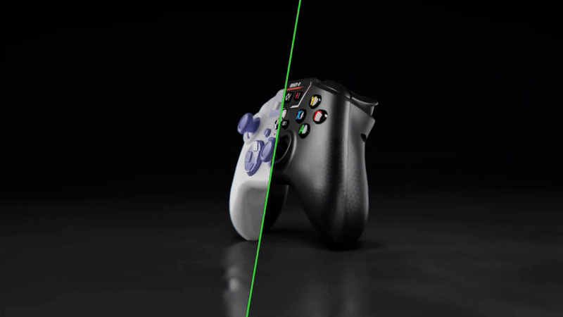 בקר חוטי Turtle Beach React-R למחשב ול-Xbox Series X/S/One - צבע לבן וסגול שנה אחריות ע"י היבואן הרשמי