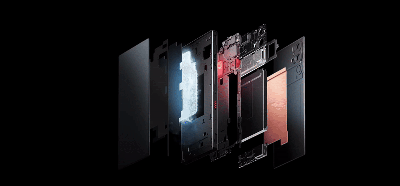 סמארטפון ZTE nubia RedMagic 9 Pro 5G 512GB 16GB RAM - צבע אפור ציקלון שנה אחריות ע"י היבואן הרשמי