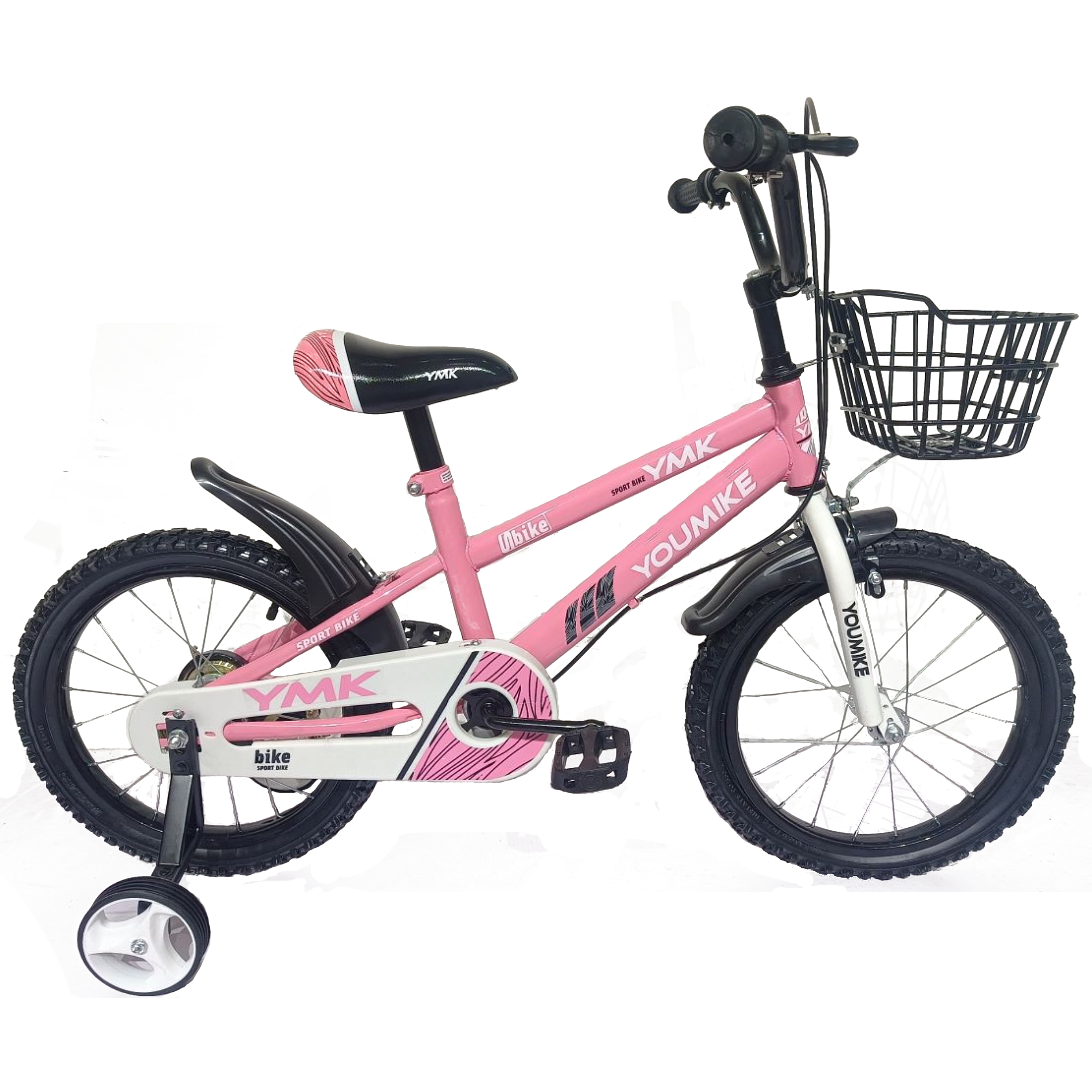 אופניים קלים לילדים 14 אינץ Rosso Italy RSM-1034 - צבע ורוד שנה אחריות ע"י היבואן הרשמי