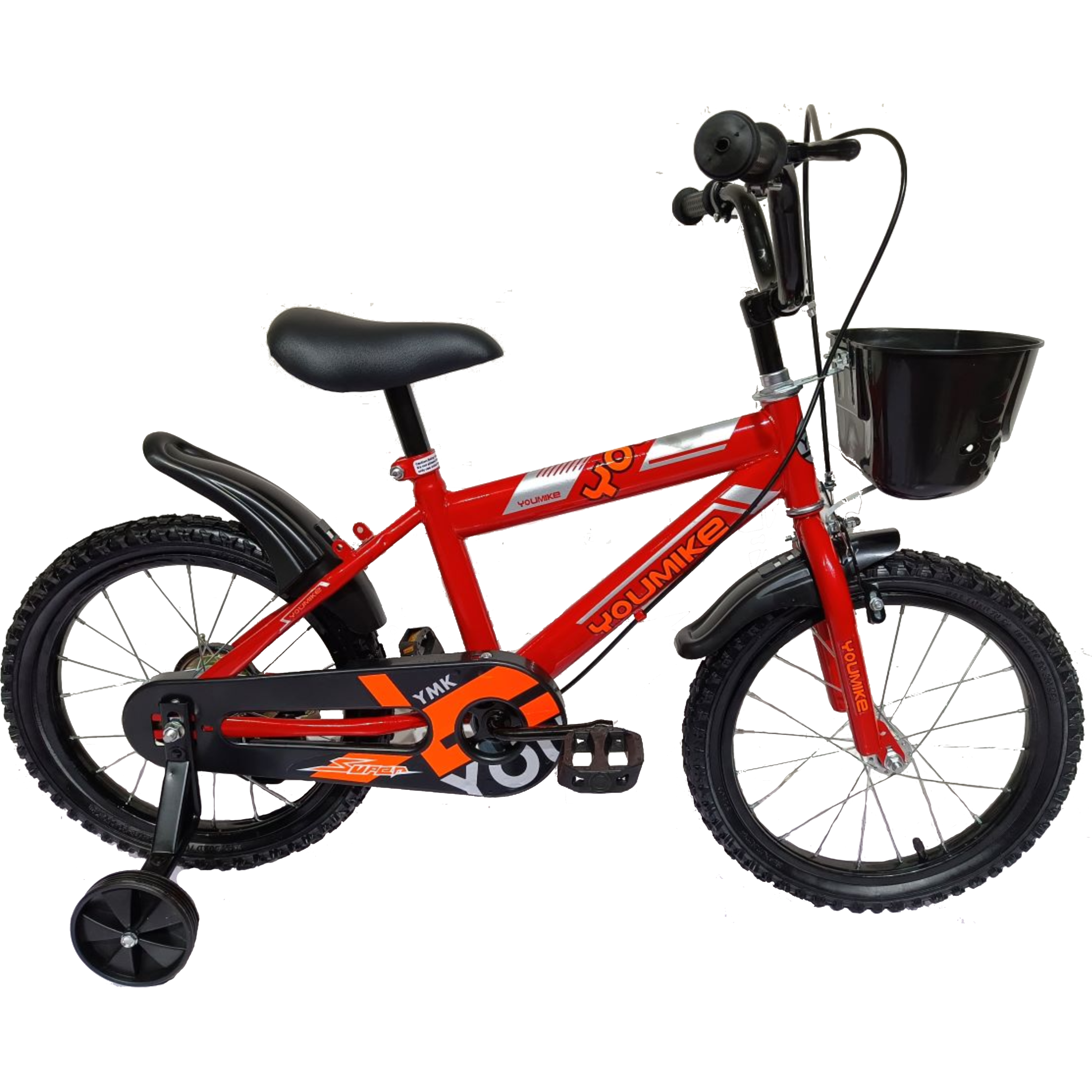 אופניים קלים לילדים 16 אינץ Rosso Italy RSM-1031 - צבע אדום שנה אחריות ע"י היבואן הרשמי