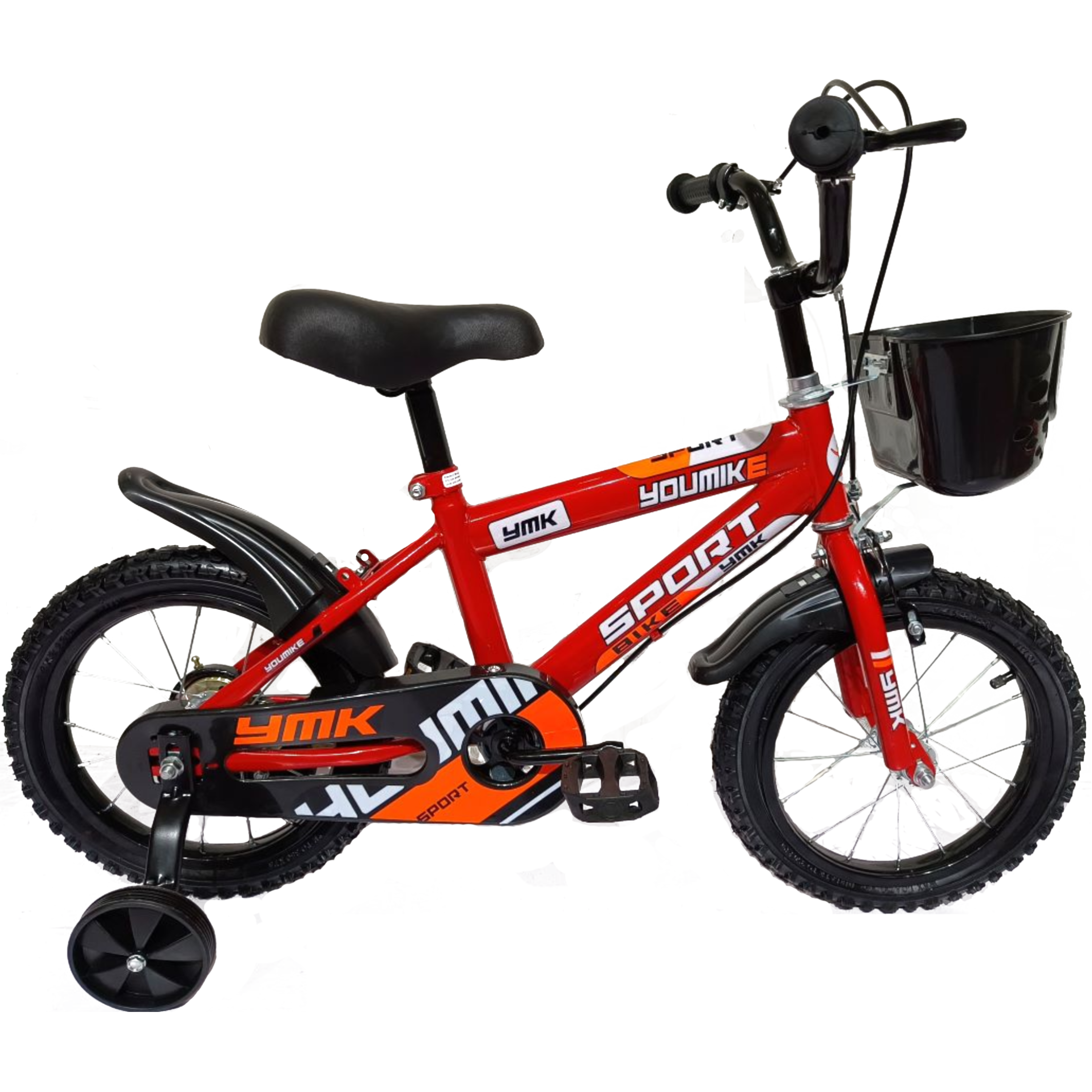 אופניים לילדים 16 אינץ Rosso Italy RSM-1025 - צבע אדום שנה אחריות ע"י היבואן הרשמי