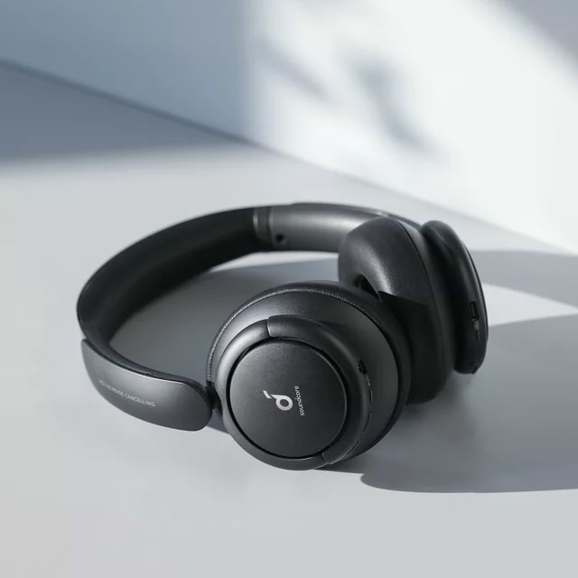 אוזניות קשת אלחוטיות Anker Soundcore Tune ANC A3029 - צבע שחור שנה אחריות ע"י היבואן הרשמי
