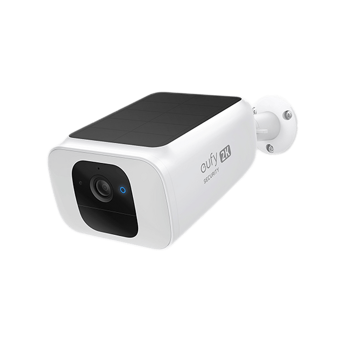 מצלמה חכמה סולארית   Eufy Security Spotlight 2K Solar Cam S40 - צבע לבן שנה אחריות עי היבואן הרשמי