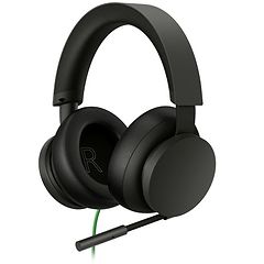 אוזניות גיימינג Microsoft Xbox Stereo Headset - צבע שחור שנה אחריות ע"י היבואן הרשמי
