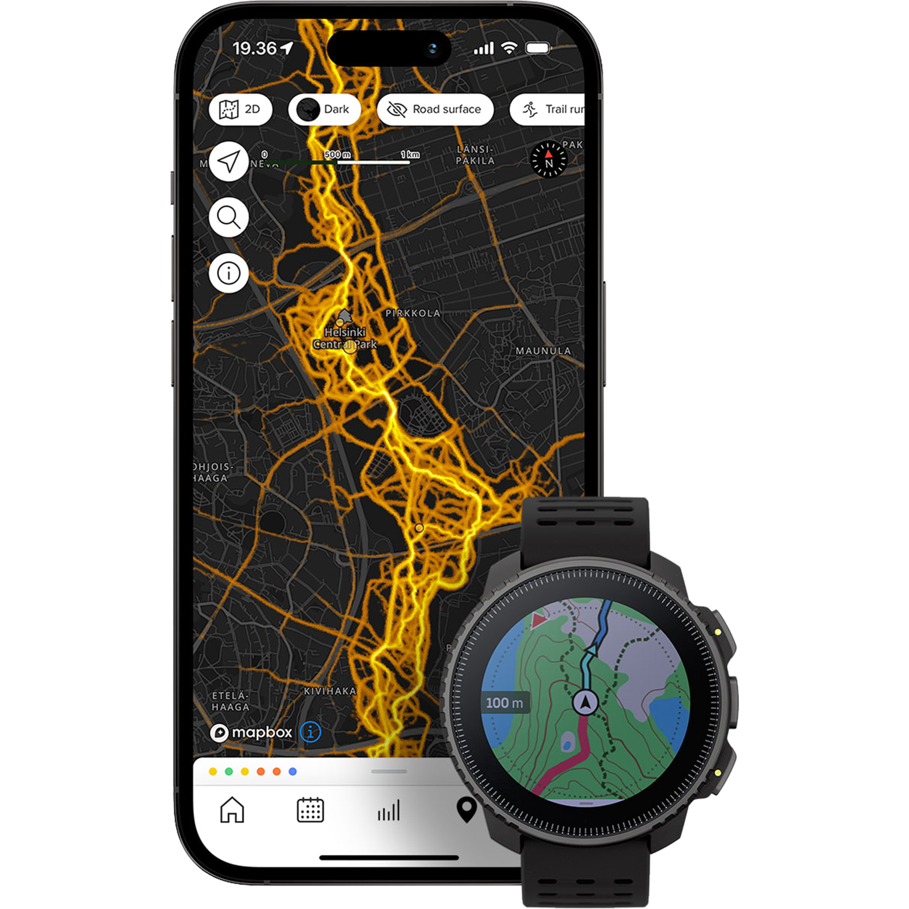 שעון ספורט חכם Suunto Vertical GPS 49mm - צבע שחור שנתיים אחריות ע