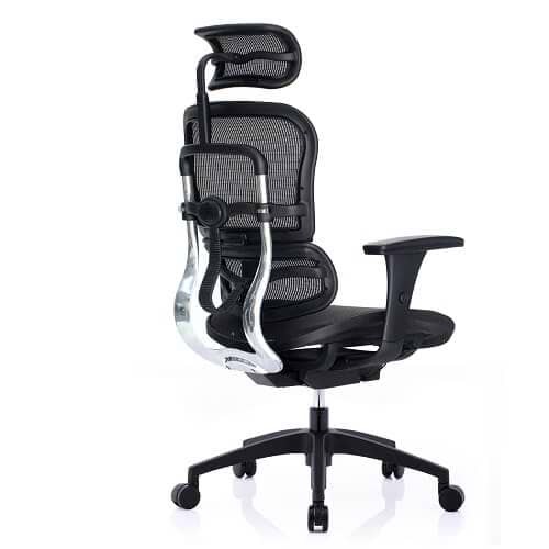 כיסא ארגונומי דגם ERGOHUMAN  צבע שחור מבית COMFORT אנגליה