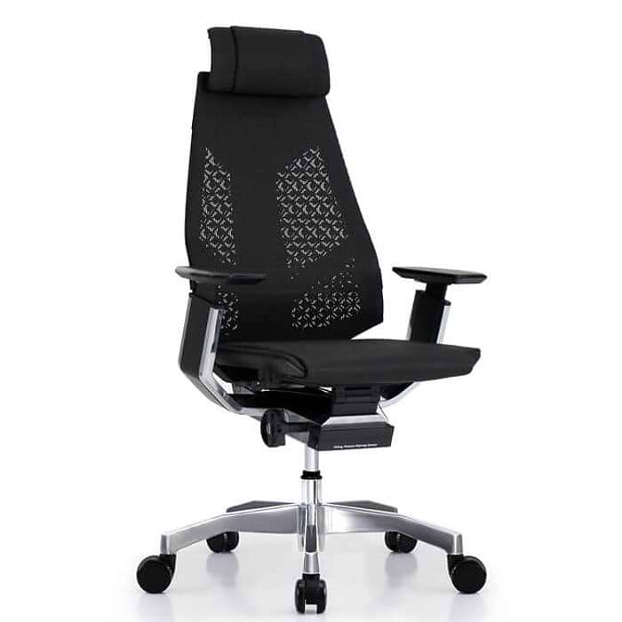 כיסא ארגונומי רשת דגם GENIDIA צבע שחור מבית COMFORT אנגליה