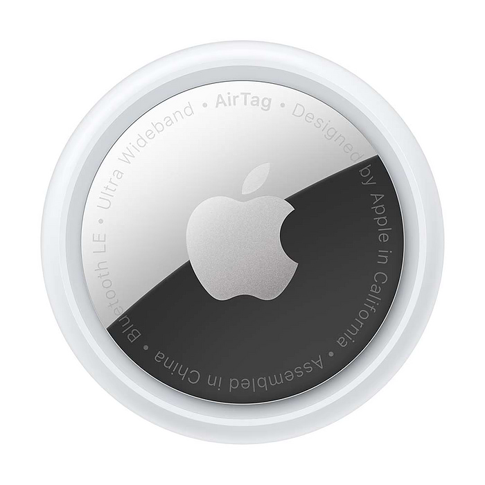 Apple AirTag - יחידה אחת צבע לבן שנה אחריות עי היבואן הרשמי 