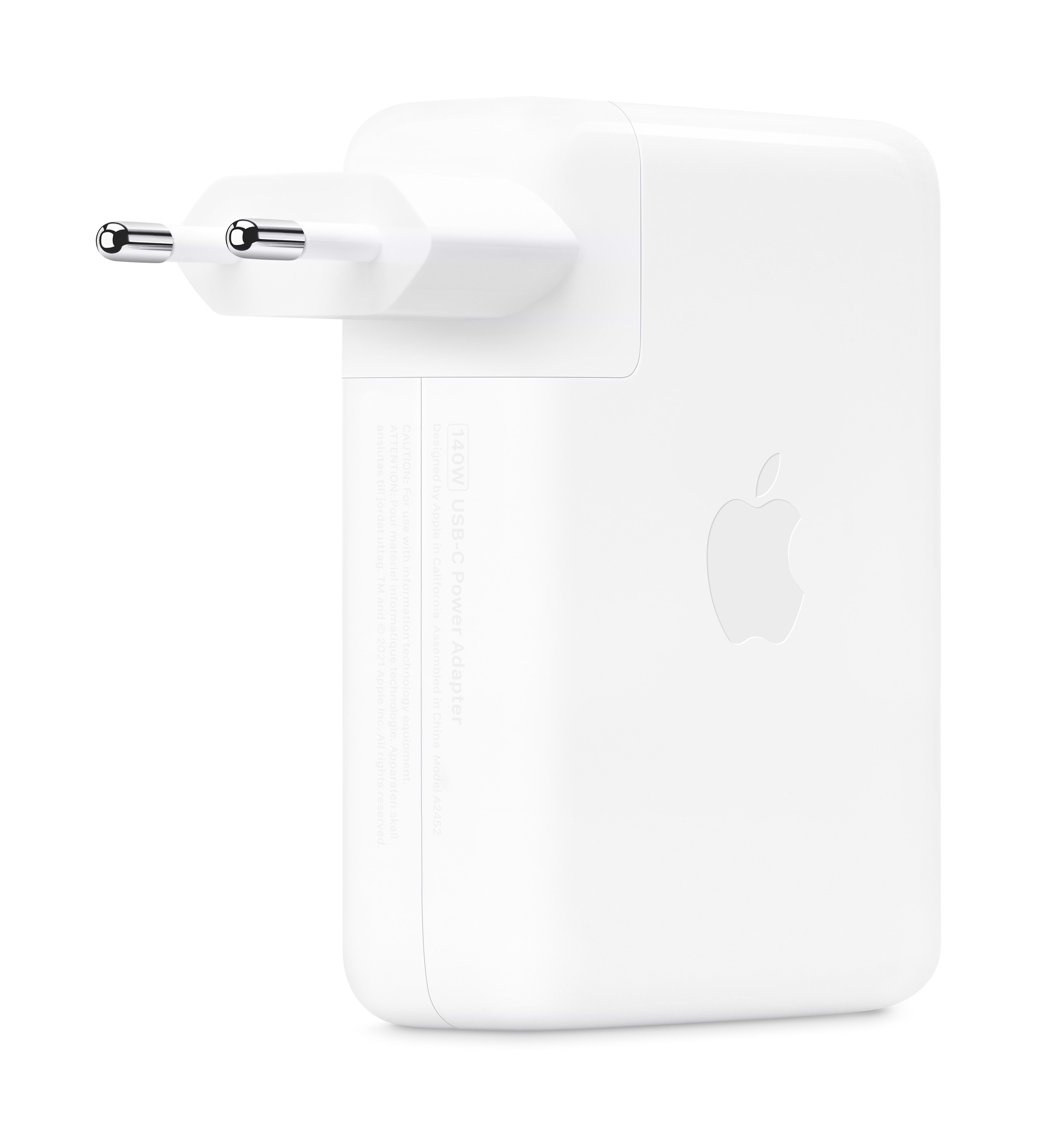 מטען קיר עוצמתי - Apple 140W USB-C Power Adapter - צבע לבן שנה אחריות ע