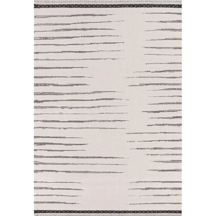 שטיח סאוונה דגם GK54A צבע קרם-שחור מידה 200/290 ס''מ BuyCarpet