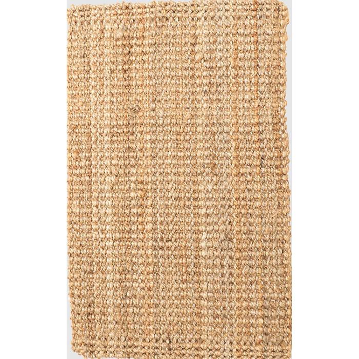 שטיח יוטה בוקלה טבעי ללא פרנזים מידות 120/170 ס''מ BuyCarpet