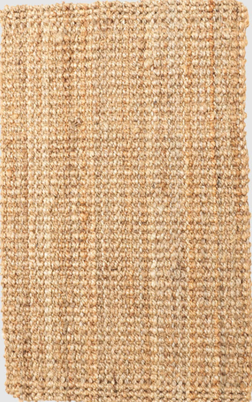 שטיח יוטה בוקלה טבעי ללא פרנזים מידות 200/290 ס''מ BuyCarpet