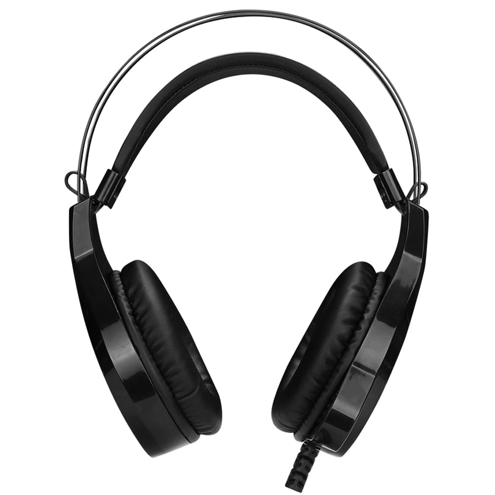 אוזניית גיימינג מקצועיות Scorpion HG-8901 סאונד הקיפי בעל תאורת RGB - צבע שחור שנה אחריות ע