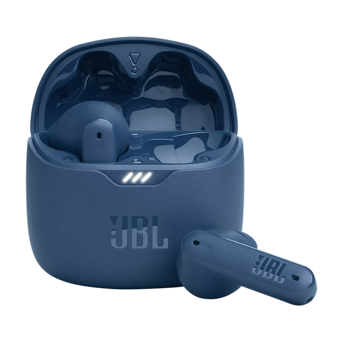 אוזניות אלחוטיות עם סינון רעשים אקטיבי  JBL Tune Flex ANC - צבע כחול שנה אחריות עי היבואן הרשמי