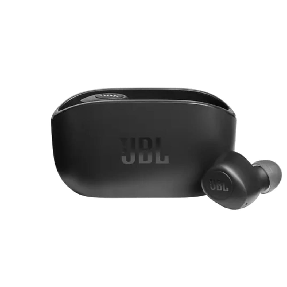 אוזניות אלחוטיות JBL Wave 100 TWS  בצבע שחור - אחריות לשנה ע